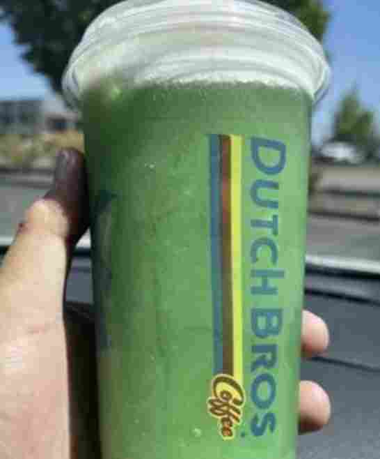 Dutch Bros Green Apple Smoothie