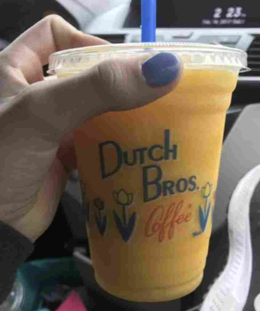 Dutch Bros Mango Smoothie