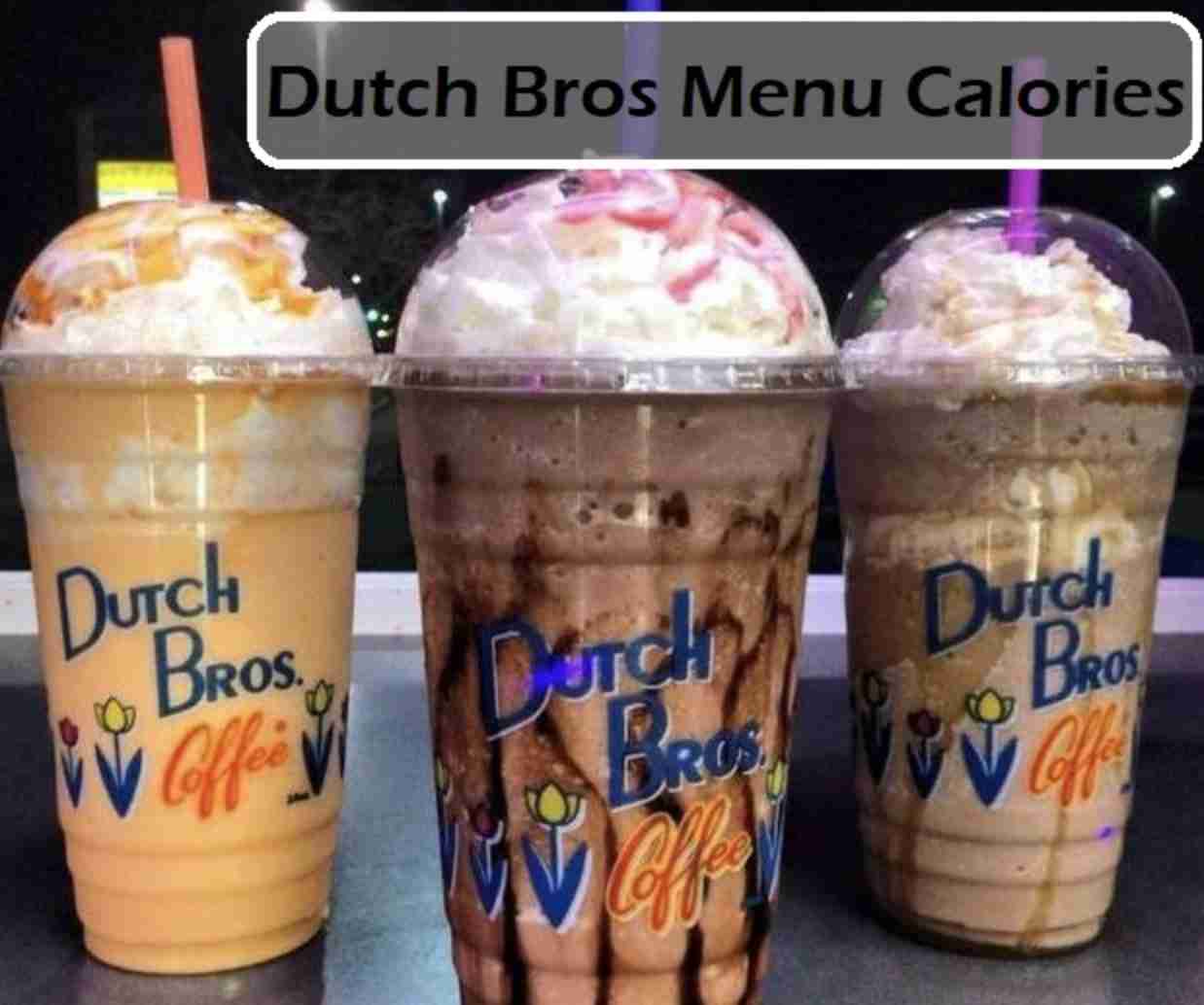 Dutch Bros Menu Calories 