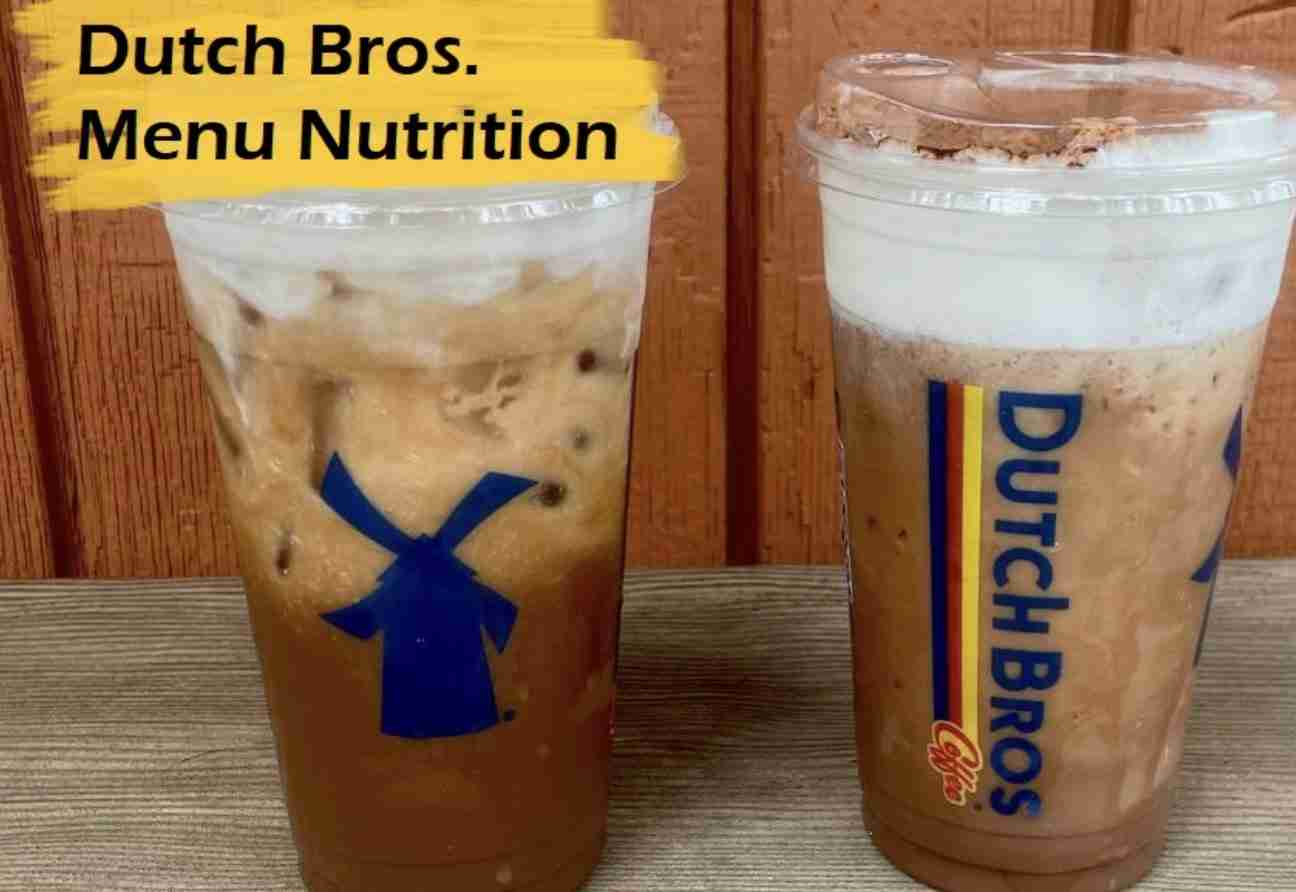 Dutch Bros Menu Nutrition